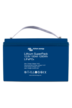 litija 12v akumulators superpack 100ah 1280W victron 2